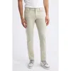 Ag Tellis Stretch Sateen Modern Slim Pants In Coastal Pebble