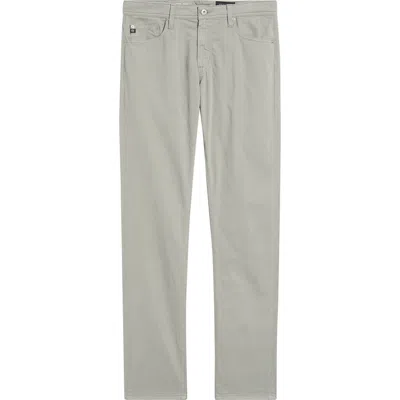 Ag Tellis Stretch Sateen Modern Slim Pants In Gray