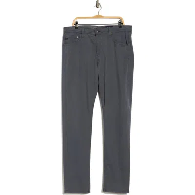 Ag Tellis Stretch Sateen Modern Slim Pants In Gray