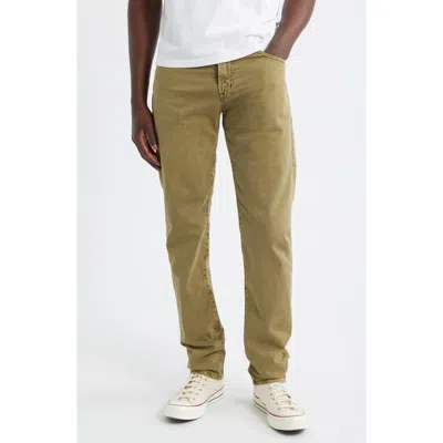 Ag Tellis Stretch Sateen Modern Slim Pants In Green