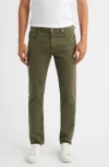 Ag Tellis Stretch Sateen Modern Slim Pants In Green