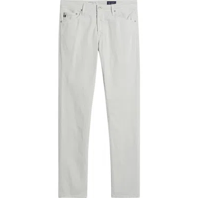 Ag Tellis Stretch Sateen Modern Slim Pants In White