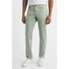 Ag Tellis Stretch Sateen Modern Slim Pants In Green