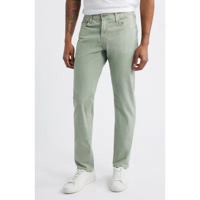 Ag Tellis Stretch Sateen Modern Slim Pants In Green