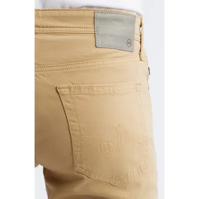 Ag Tellis Stretch Sateen Modern Slim Pants In Neutral