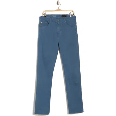 Ag Tellis Stretch Sateen Modern Slim Pants In Thousand Seas