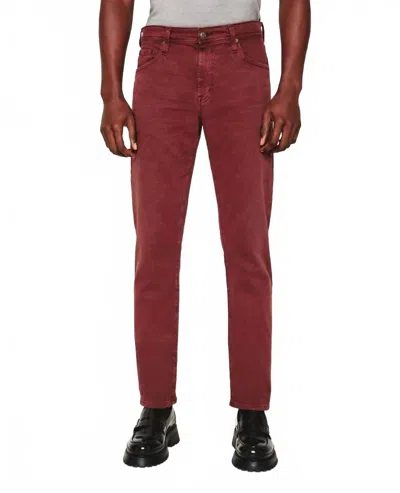 Ag Tellis Sud Pant In Dark Sangria In Brown