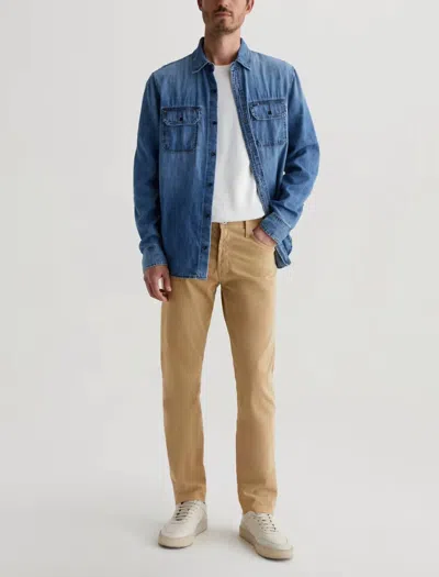 Ag Tellis Sud Pant In Tawny Beige In Multi