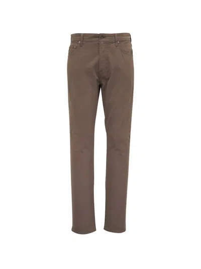 Ag Tellis Sud Straight-leg Trousers In Brown
