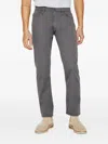Ag Everett Commuter Performance Slim Straight Sateen Pants In Gray