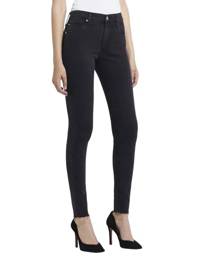 Ag The Farrah High Rise Skinny Jeans In Black