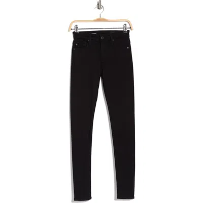 Ag The Farrah High Waist Skinny Jeans In Opulent Black