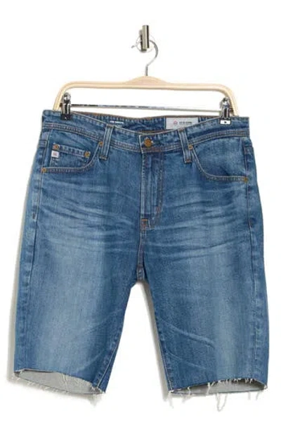 Ag The Griffin Tailored Cut-off Denim Shorts In 17 Years Truce