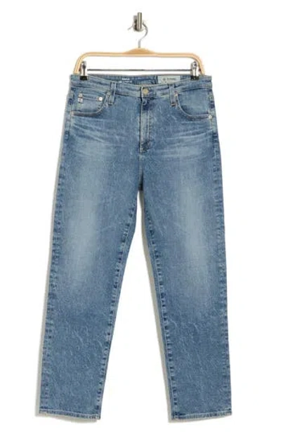 Ag The Isabelle High Waist Crop Straight Leg Jeans In 18 Years Pride
