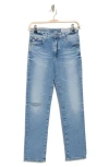 Ag The Isabelle High Waist Crop Straight Leg Jeans In 23 Years Showbiz