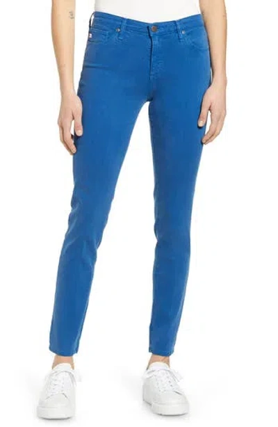 Ag The Prima Ankle Cigarette Jeans In Blue