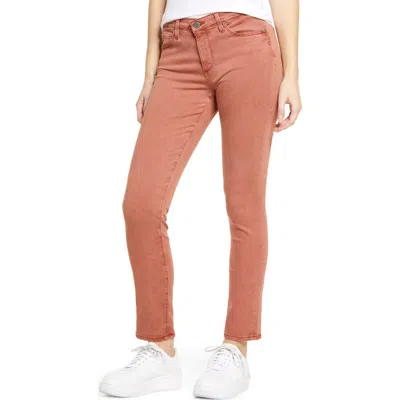 Ag 'the Prima' Cigarette Leg Skinny Jeans In Brown