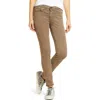 Ag 'the Prima' Cigarette Leg Skinny Jeans In Brown
