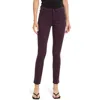 Ag 'the Prima' Cigarette Leg Skinny Jeans In Dark Berry