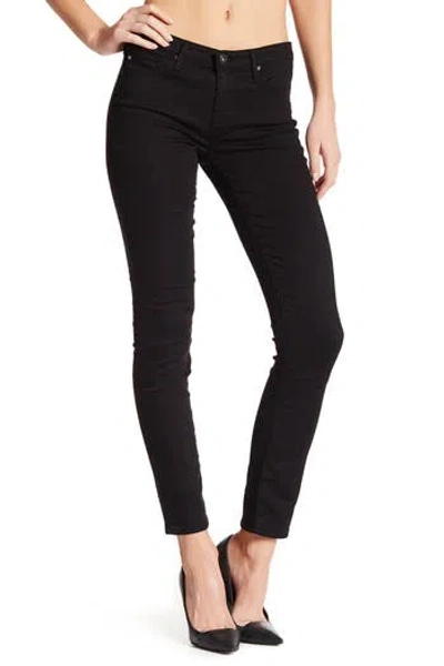 Ag The Prima Cigarette Leg Skinny Jeans In Sba Black