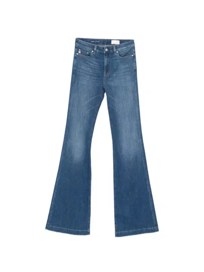 Ag Tropea High Rise Flare Jeans In Blue