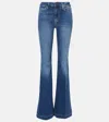 Ag Flared High-waisted Denim Jeans In Blue