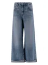 Ag Jeans With Belt Loops In Blue