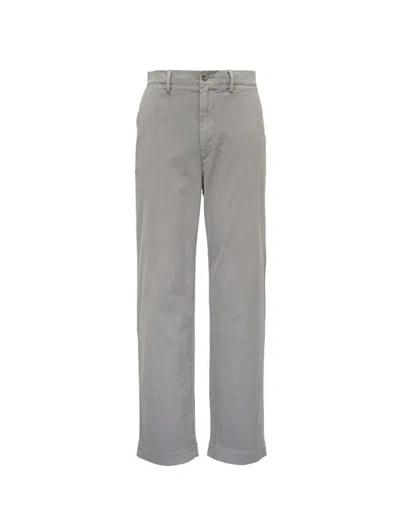 Ag Twill Casual Slacks In Gray