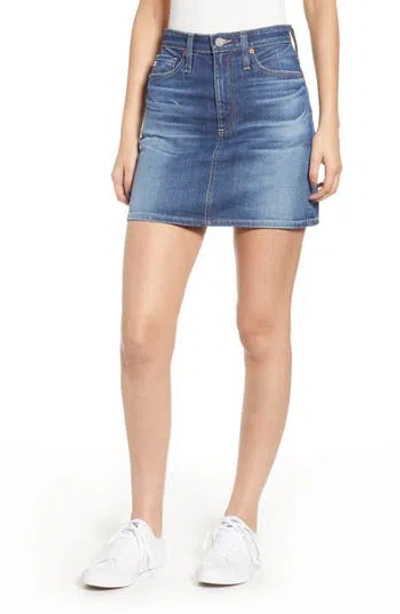 Ag Vera Denim Skirt In Blue