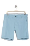 Ag Wanderer 8.5-inch Stretch Cotton Chino Shorts In Blue