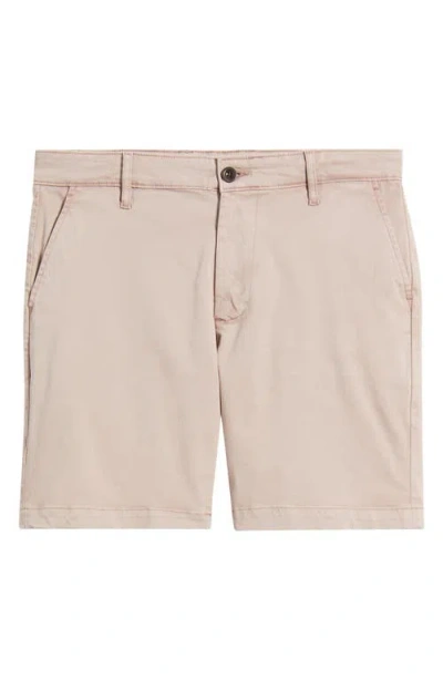 Ag Wanderer 8.5-inch Stretch Cotton Chino Shorts In Nude