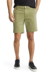 Ag Wanderer 8.5-inch Stretch Cotton Chino Shorts In Cavalry Se