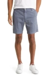 Ag Wanderer 8.5-inch Stretch Cotton Chino Shorts In Gray