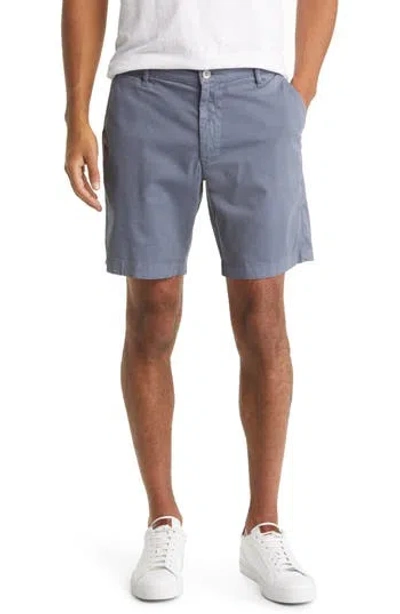 Ag Wanderer 8.5-inch Stretch Cotton Chino Shorts In Gray