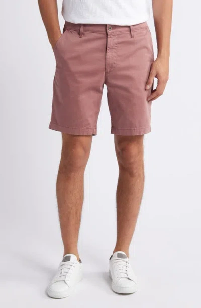 Ag Wanderer 8.5-inch Stretch Cotton Chino Shorts In Rosepine