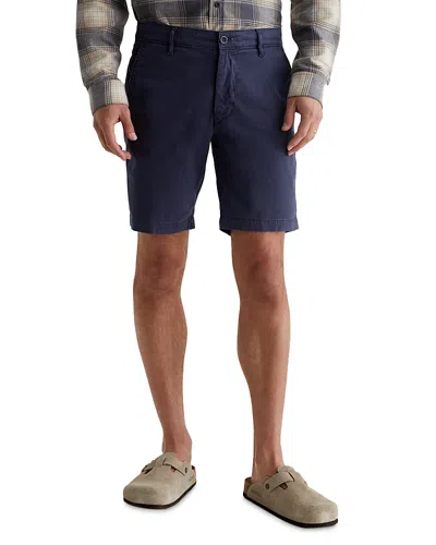 Ag Griffin 10 Cotton Blend Tailored Fit Shorts In Sulfur Pac