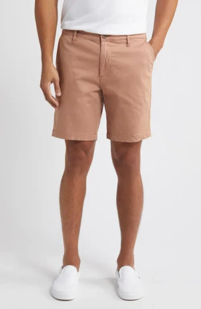 Ag Wanderer 8.5-inch Stretch Cotton Chino Shorts In Pink
