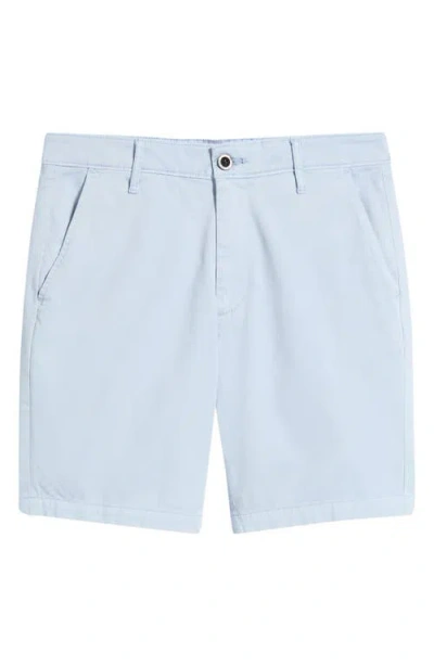 Ag Wanderer 8.5-inch Stretch Cotton Chino Shorts In Blue