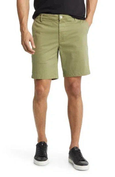 Ag Wanderer 8.5-inch Stretch Cotton Chino Shorts In Cavalry Se