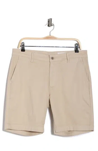 Ag Wanderer 8.5-inch Stretch Cotton Chino Shorts In Neutral