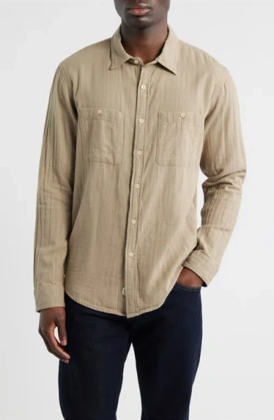 Ag Wayne Button-up Work Shirt In Neutral