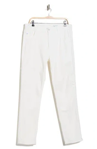 Ag Wells Carpenter Slim Leg Jeans In White