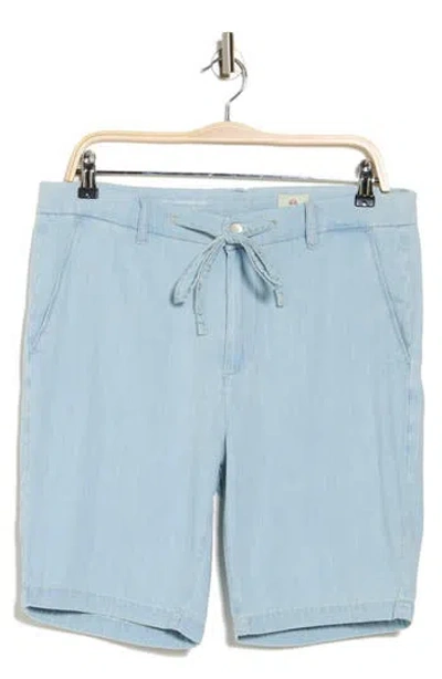 Ag Wells Drawstring Relaxed Tapered Shorts In Vicente