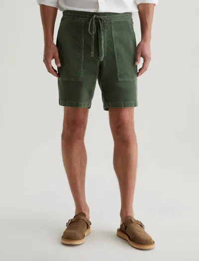 Ag Wells Flap Pockets Short In Sulfur Seaside Se In Multi