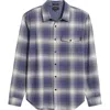 Ag Wesley Button-up Shirt In Shadow Plaid Navy Multi