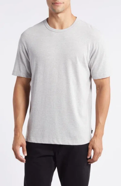 Ag Wesley Crewneck T-shirt In Heather Grey