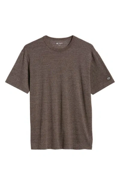 Ag Wesley Crewneck T-shirt In Stone Brown
