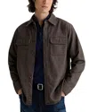 Ag Wesley Relaxed Fit Utility Shirt In Gray