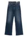 Ag Jeans Mit Trefalten In Blue