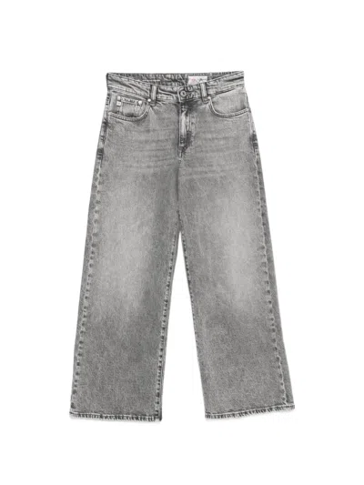 Ag Wide Leg Saige Jeans In Gray